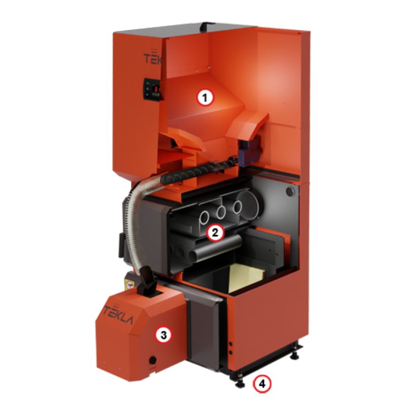 Tekla Draco Bio Compact FII 18 kW kotol na pelety